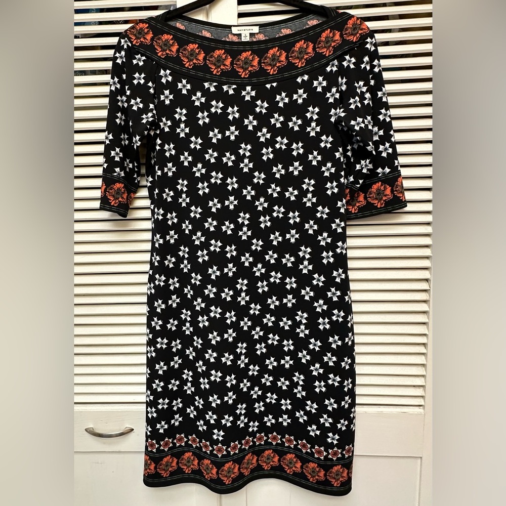 Max Studio Floral Poppy Dress Size Small